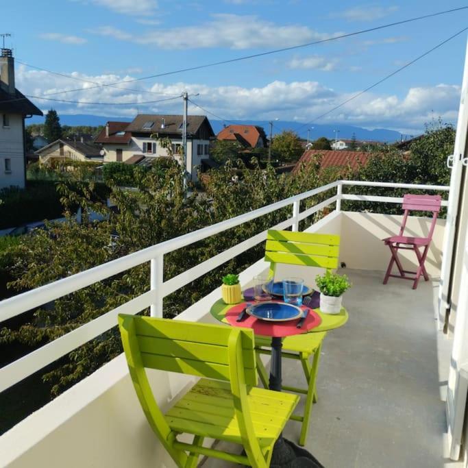 Appartement Verdoyant Au Bord Du Lac Leman Entre Evian Et Thonon Dans Une Villa Publier Zewnętrze zdjęcie